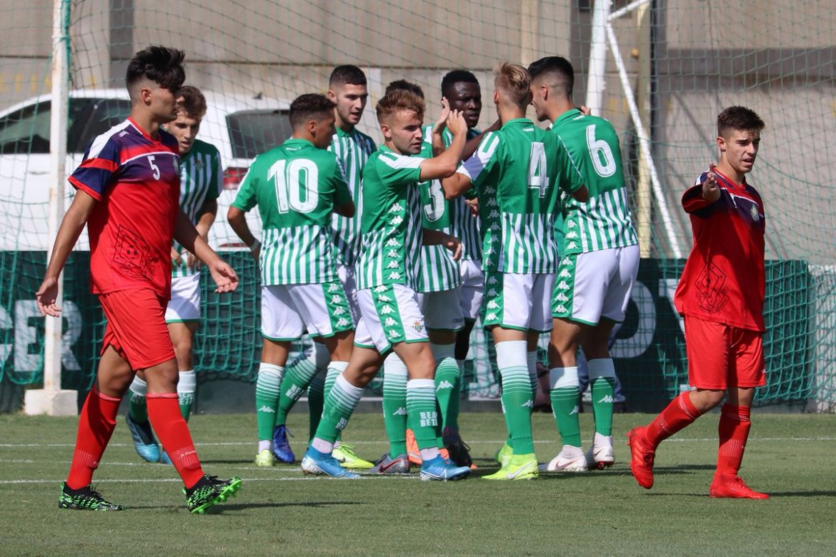 El Betis se queda a un gol de igualar la mayor goleada de la historia en División de Honor