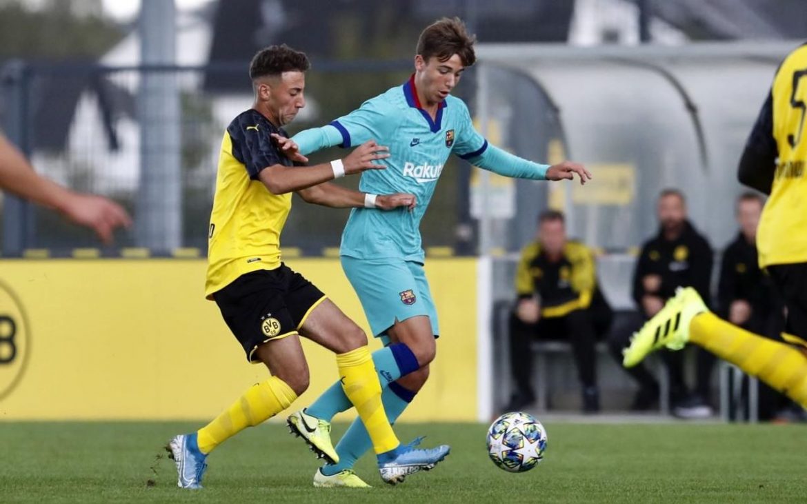 D0A9E634-D47B-4AE6-BDA1-89A5CC640EAB CRÓNICA. Amargo estreno del Barça en la Youth League